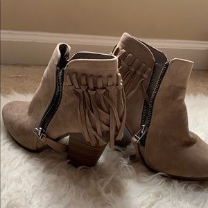 Suede booties
